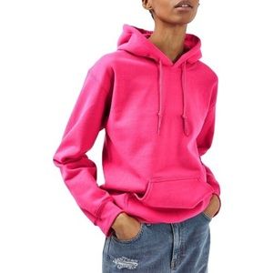 Hot Pink Topshop Oversize Hoodie - Size S - NWT